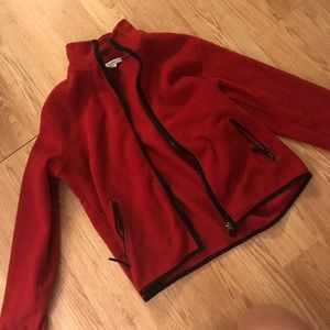 Red jacket